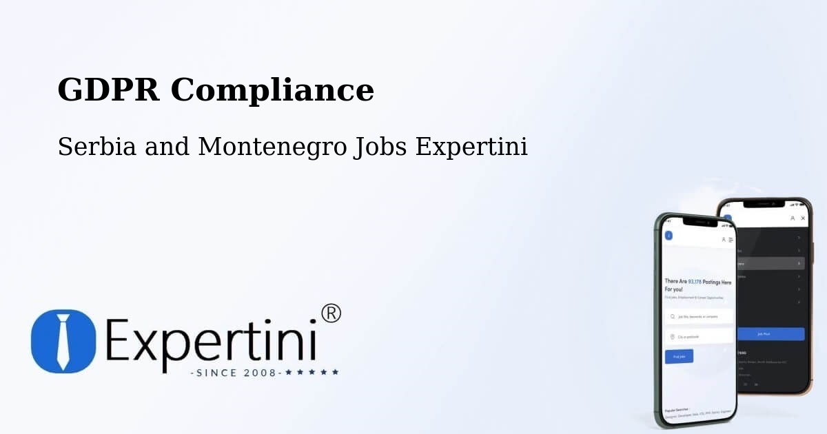 EU GDPR Compliance Statement – Rimbey - Serbia and Montenegro Jobs Expertini