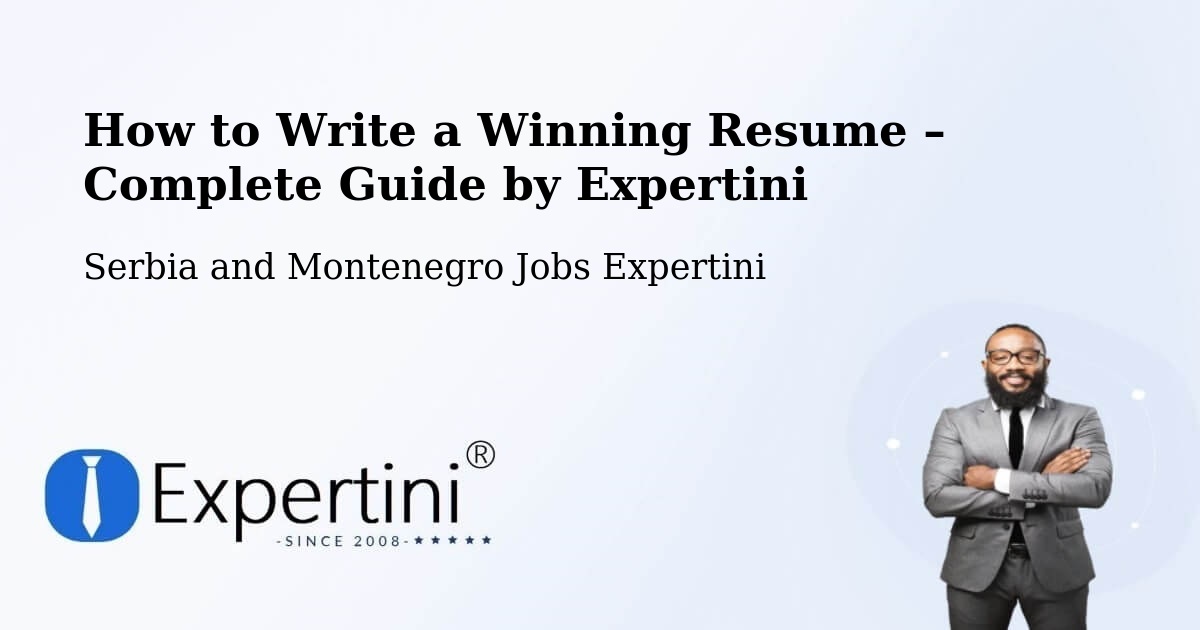 Resume Writing Guide for Job Seekers – Rimbey - Rimbey, Serbia and Montenegro Jobs Expertini